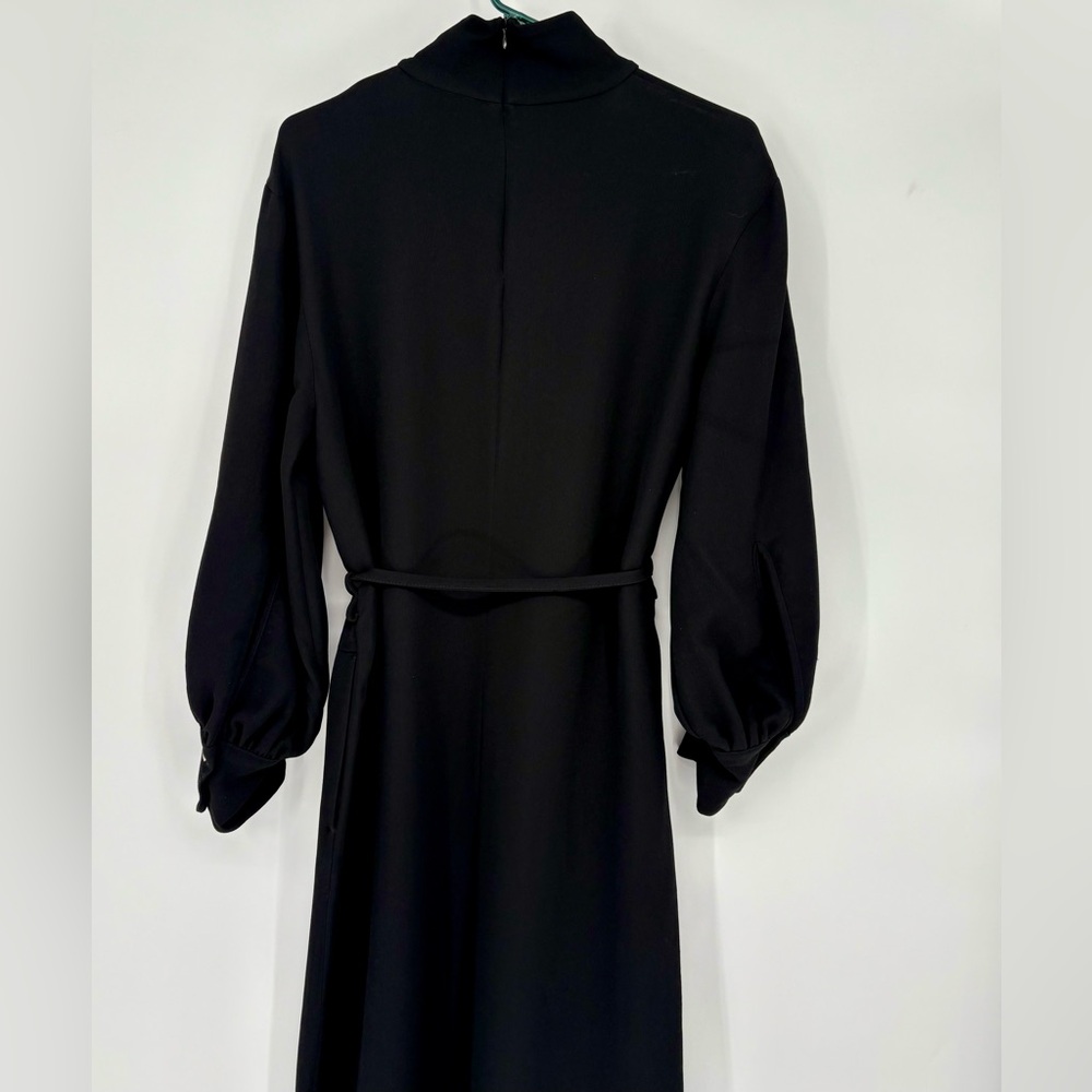 BANANA REPUBLIC CREPE MOCK-NECK MIDI DRESS - Picture 6 of 15